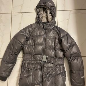 North Face girls Down winter coat, size 7/8.